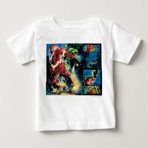 T-shirt Pour Bébé Flash and Green Lantern Panel