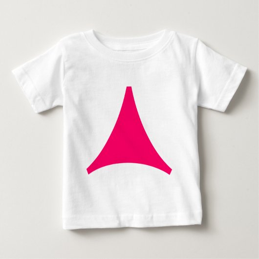 T-shirt Pour Bébé Flèche à trois côtés (Devant)