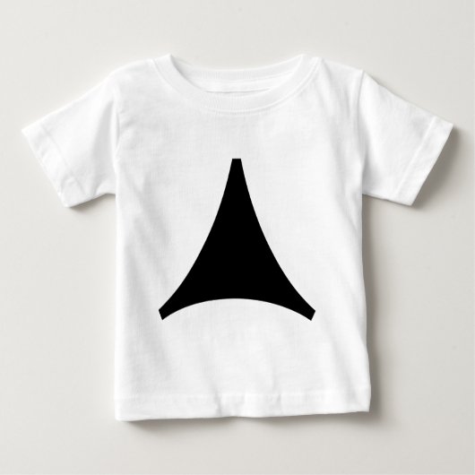 T-shirt Pour Bébé Flèche à trois côtés (Devant)