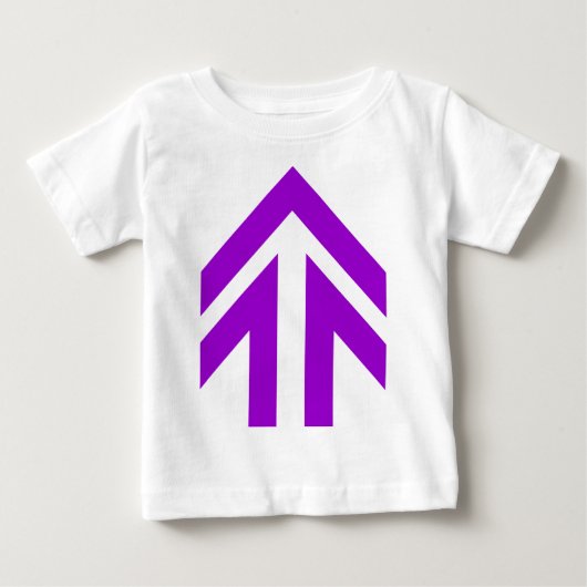 T-shirt Pour Bébé Flèche creux (Devant)