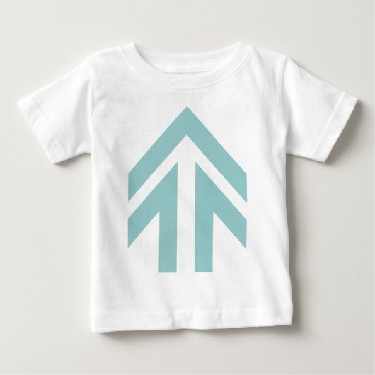 T-shirt Pour Bébé Flèche creux (Devant)