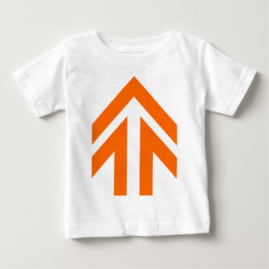 T-shirt Pour Bébé Flèche creux (Devant)
