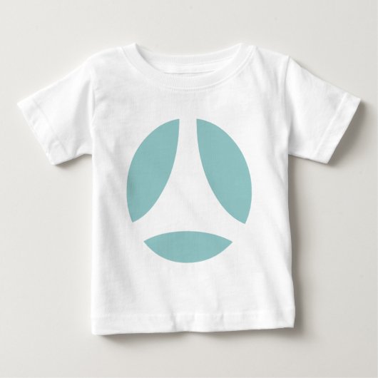 T-shirt Pour Bébé Flèche de boule de courbe (Devant)