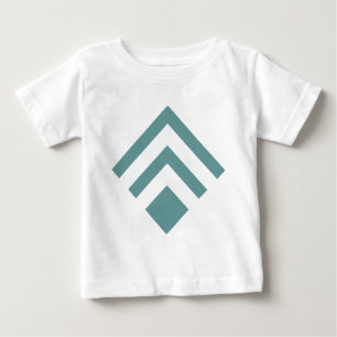 T-shirt Pour Bébé Flèche géométrique 02 - Vert océan