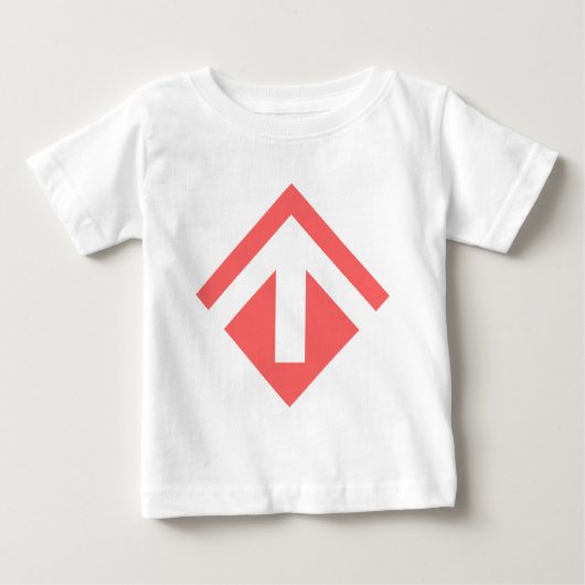 T-shirt Pour Bébé Flèche géométrique 03 (Devant)
