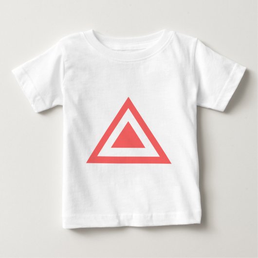 T-shirt Pour Bébé Flèche triangulaire 01 (Devant)