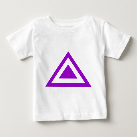 T-shirt Pour Bébé Flèche triangulaire 01 (Devant)