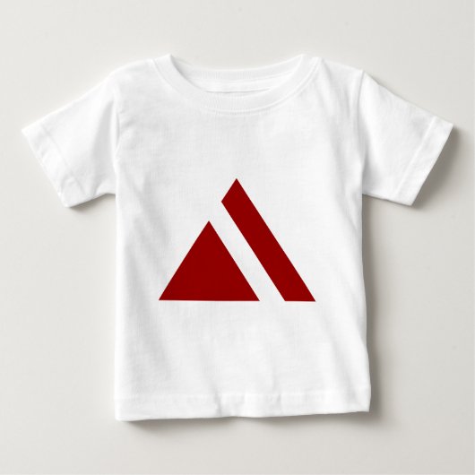 T-shirt Pour Bébé Flèche triangulaire 03 (Devant)