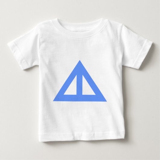 T-shirt Pour Bébé Flèche triangulaire divisée (Devant)