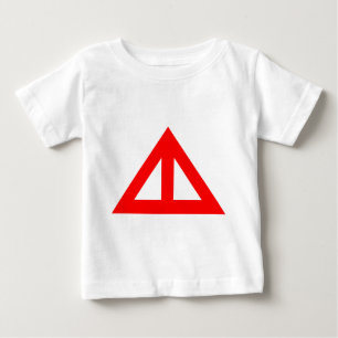 T-shirt Pour Bébé Flèche triangulaire divisée
