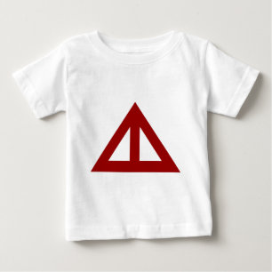 T-shirt Pour Bébé Flèche triangulaire divisée