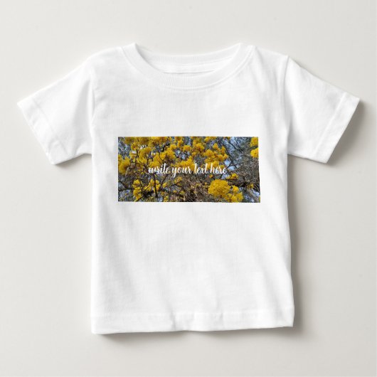 T-shirt Pour Bébé Fleur de la nature (Devant)