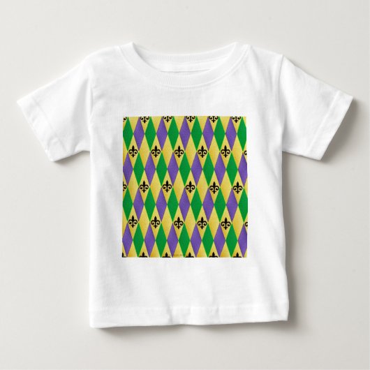 T-shirt Pour Bébé Fleur de lis (Devant)