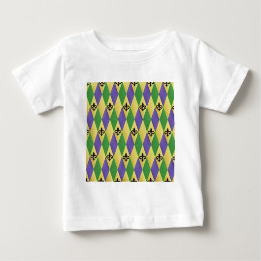 T-shirt Pour Bébé Fleur de lis (Devant)
