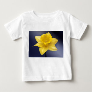 T-shirt Pour Bébé Fleur de Narcisse jaune peinture à l'aquarelle flo