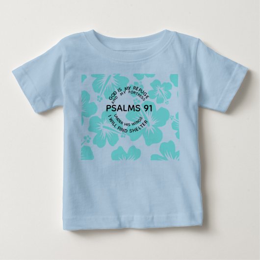T-shirt Pour Bébé Fleur de psaumes de menthe 91  (Devant)