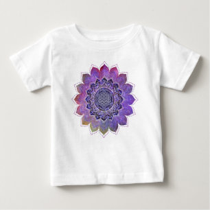 T-shirt Pour Bébé Fleur de vie - Style Vintage Galaxy Espace 1
