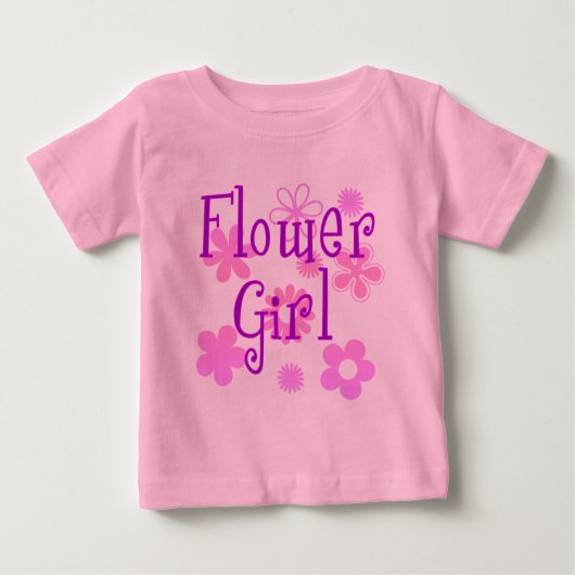 T-shirt Pour Bébé Fleur Girl Produits (Devant)