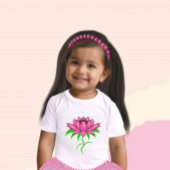 T-shirt Pour Bébé Fleur rose