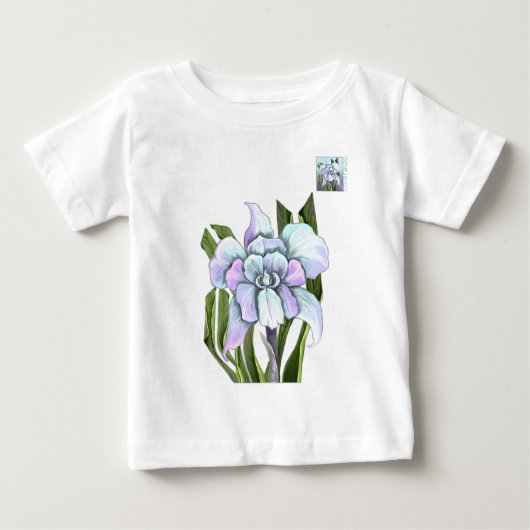T-shirt Pour Bébé Fleur Smeraldo (Devant)
