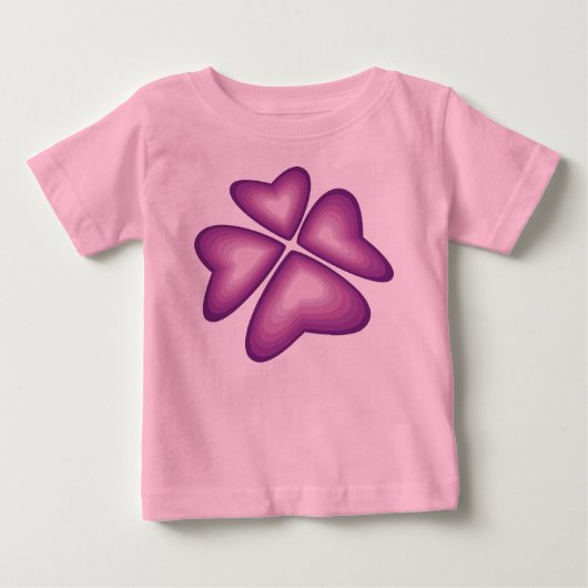 T-shirt Pour Bébé fleur violette (Devant)