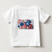 T-shirt Pour Bébé "Fleurs de découpe de papier lunaire" (Dos)