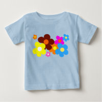 Fleurs Jollies Bleu Clair