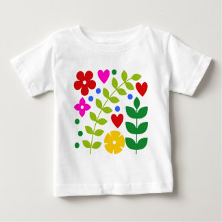 T-shirt Pour Bébé Fleurs lunatiques
