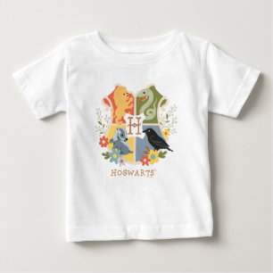 T-shirt Pour Bébé Fleurs Magiques Blason HOGWARTS™