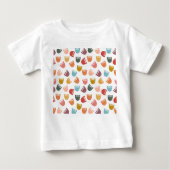 T-shirt Pour Bébé Fleurs mixtes Boho (Devant)
