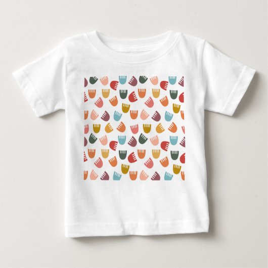 T-shirt Pour Bébé Fleurs mixtes Boho (Devant)