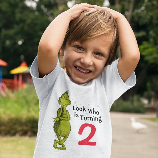 T-shirt Pour Bébé Flocon de neige Grinch Anniversaire