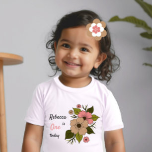 T-shirt Pour Bébé Floral