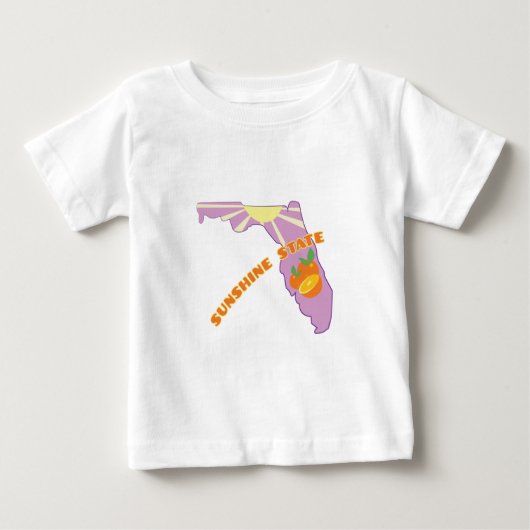 T-shirt Pour Bébé Floride (Devant)