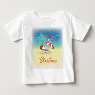 T-shirt Pour Bébé Floride-Noël vacances-Whimsical