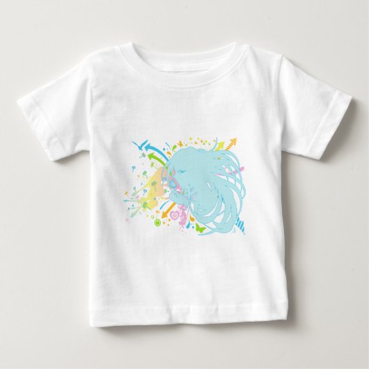 T-shirt Pour Bébé Fluff_of_a_Dandelion (Devant)