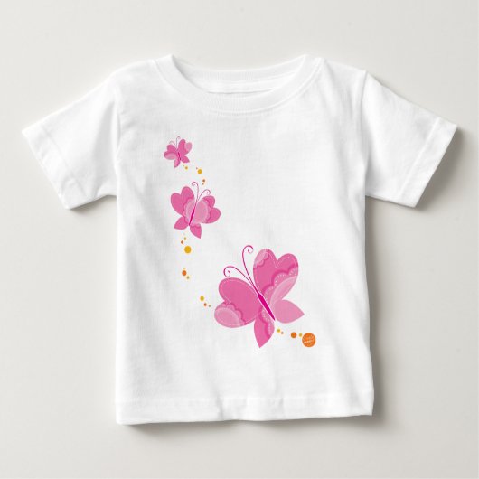 T-shirt Pour Bébé FLUTTERBY BUTTERFLIES :: série trois 1 (Devant)