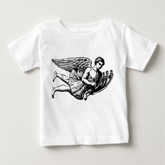 T-shirt Pour Bébé Flying Musical Angel (Devant)