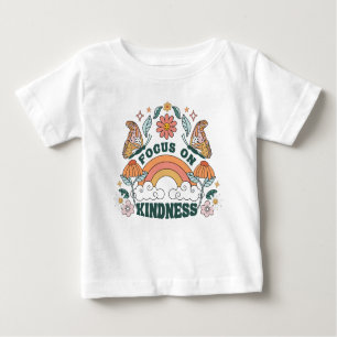 T-shirt Pour Bébé Focus sur la gentillesse graphique Super