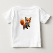 T-shirt Pour Bébé "Folâtrerie de Queue de Renard" (Dos)