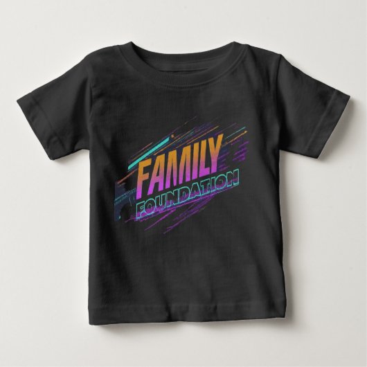 T-shirt Pour Bébé Fondation familiale (Devant)