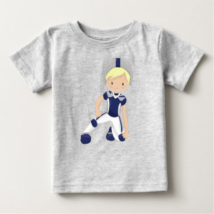 T-shirt Pour Bébé Football Américain, Rugby, Joli Garçon, Cheveux Bl