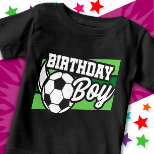 T-shirt Pour Bébé Football Football Anniversaire Fête Anniversaire d