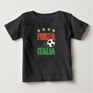 T-shirt Pour Bébé Football Italie Forza