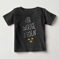 För Sverige i Tiden Suédois Moto Tee - shirt