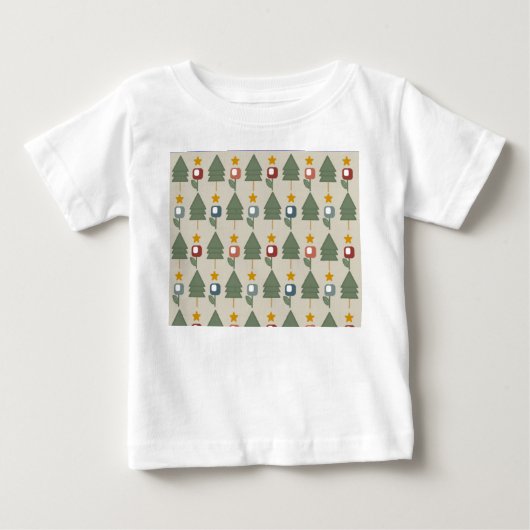 T-shirt Pour Bébé Forêt de Scandi (Devant)