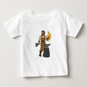 T-shirt Pour Bébé Forgeron grec d'un dieu de Hephaestus