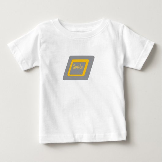 T-shirt Pour Bébé Forme géométrique (Devant)