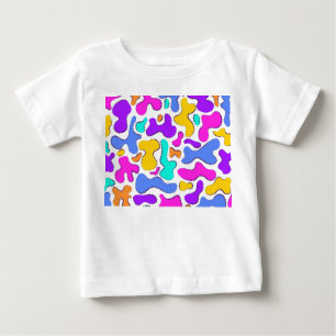 T-shirt Pour Bébé Formes liquides brillantes