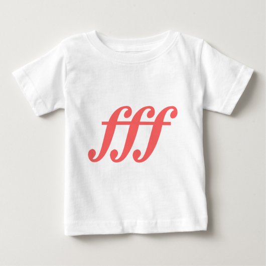 T-shirt Pour Bébé Fortissimo possible (Devant)